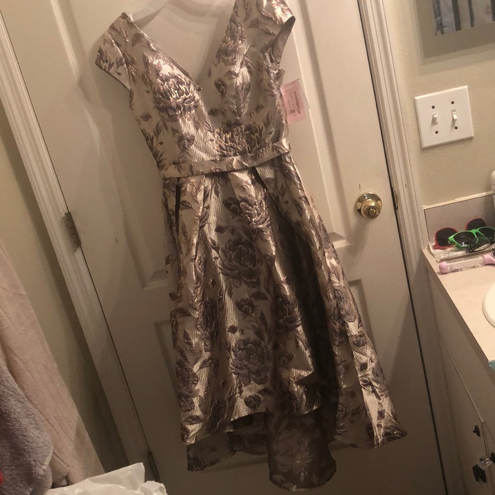 Oleg Cassini NWT Champagne Rose Formal Dress